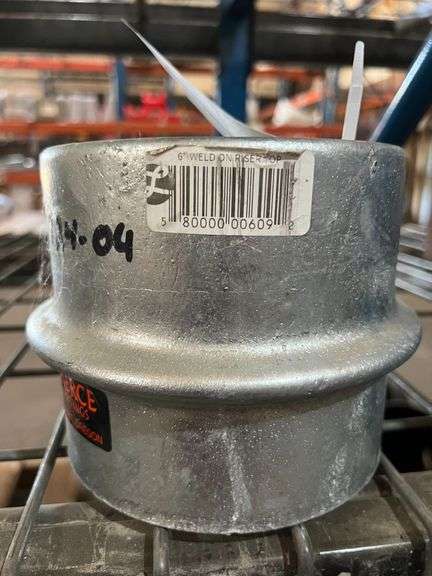 (1) Pierce Fittings 6" Weld on Riser Top image
