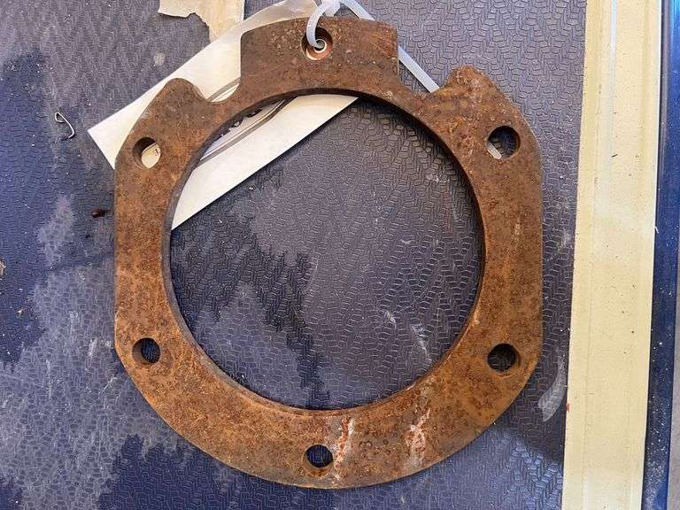 (19) Flanges - 3/8" Thick, 6 1/2" Inside Diameter, 9 3/4" Outside Diameter, 8 1/2" Pitch Circle Diameter with 6 Holes, Bolt Hole Size 1/2" image