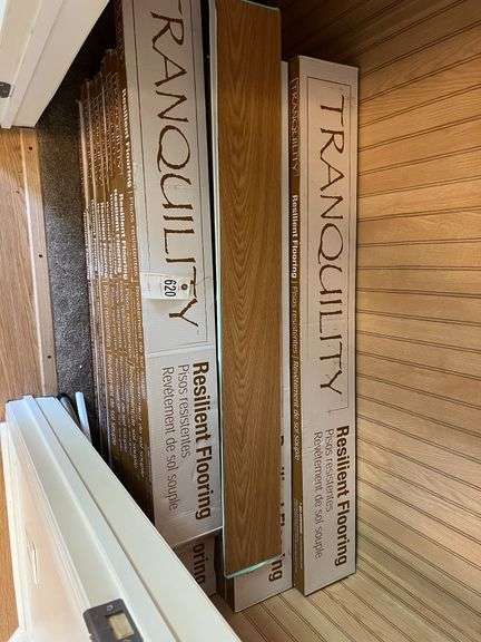 Tranquility Resilient Flooring, " TRQ Red Oak 3mm", (36) Boxes-New, 1 Box Covers 24SqFt