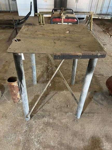 Homemade Metal Table image