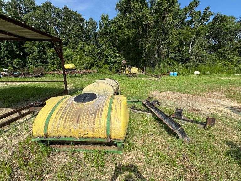(2) 300 Gallon Poly Saddle Nurse Tanks with Brackets image