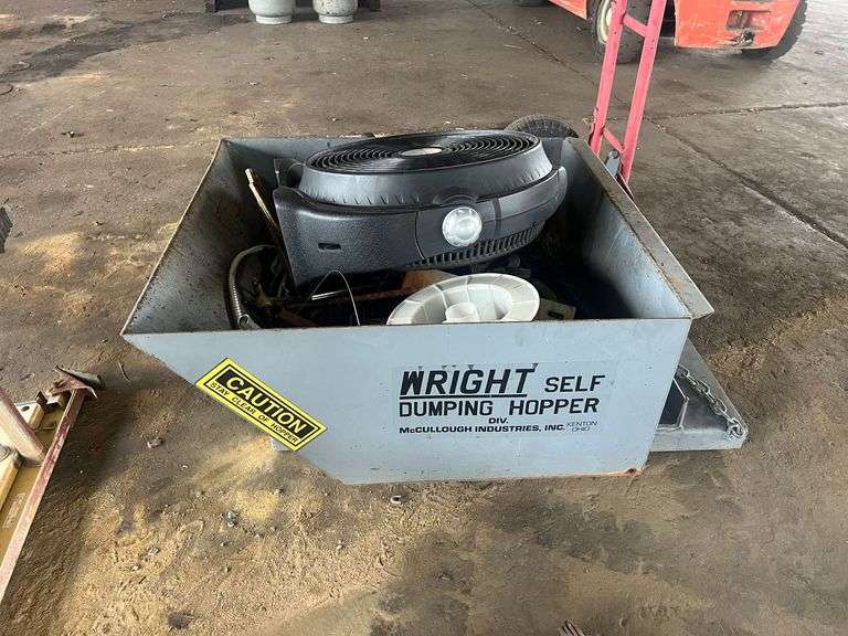 Wright Self Dumping Hopper for Forklift