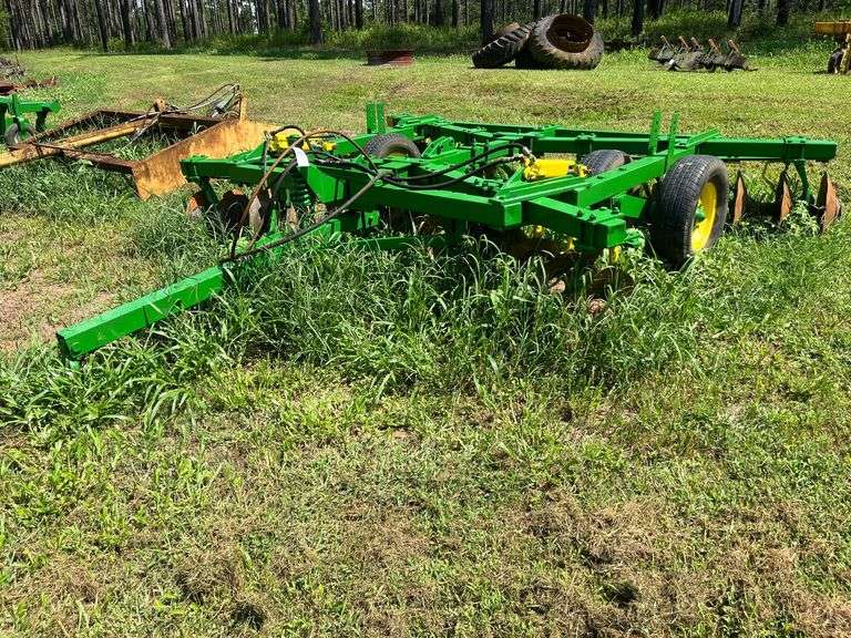 12 Foot John Deere Harrow with lift wheels image