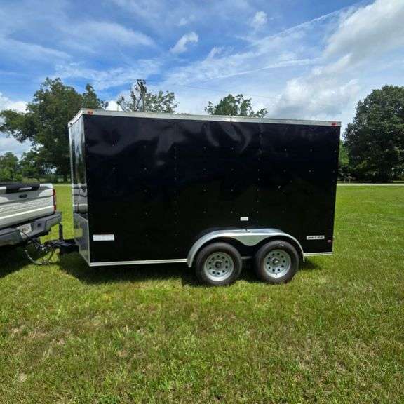 2022 Cargo Trailer | 6' x 12' | Tandem Axle | Rear Ramp Door & Side Access Door image
