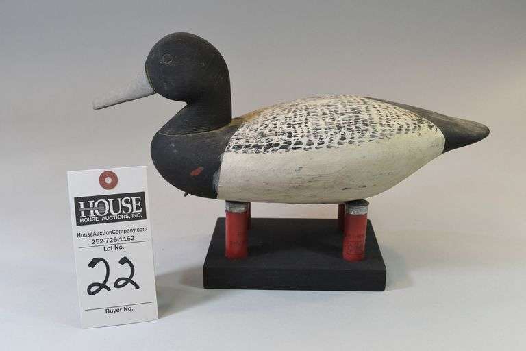 Scaup [bluebill] drake by Clarence Lewis, Stacy, NC.