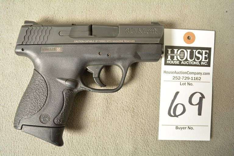 SMITH & WESSON Model P&P 9 SHIELD Handgun, cal. .9 mm, 3" barrel, night sights, mint condition, Ser #HUN6519 image
