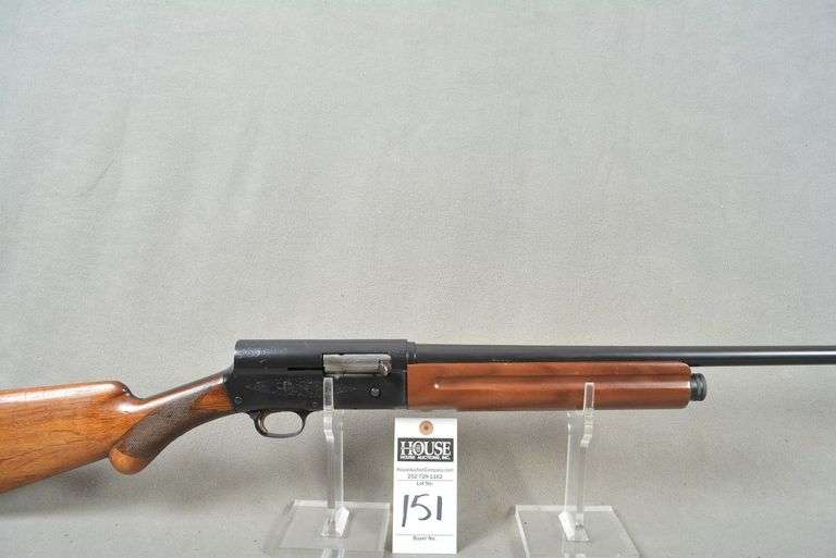BROWNING Model AUTO 5 Shotgun, 12 ga., Semi-Auto with Poly choke, 25.5" barrel, HAS BEEEN REBLUED, very good condition, Ser #X7778 image