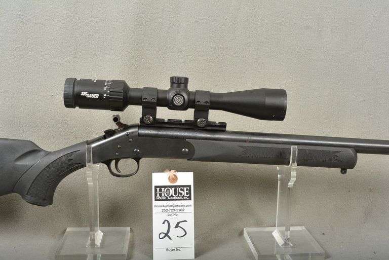 HARRINGTON & RICHARDSON Model HANDI-RIFLE, cal. .333 Marlin, single shot Breach Loader, with SIG SAUER Scope 309x40, excellent condition, Ser #CBA393577 image