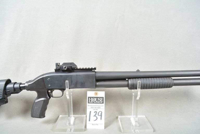 ITHACA Model 37 Defender Shotgun, 12 ga., 3" chamber, 20" barrel, collapsible stock, rifle rear sight, mint condition, Ser #DEF-M3712083411 image