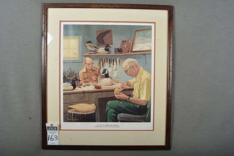 Framed print "L.T. WARD & BRO. - WILDFOWL COUNTERFEITERS" image