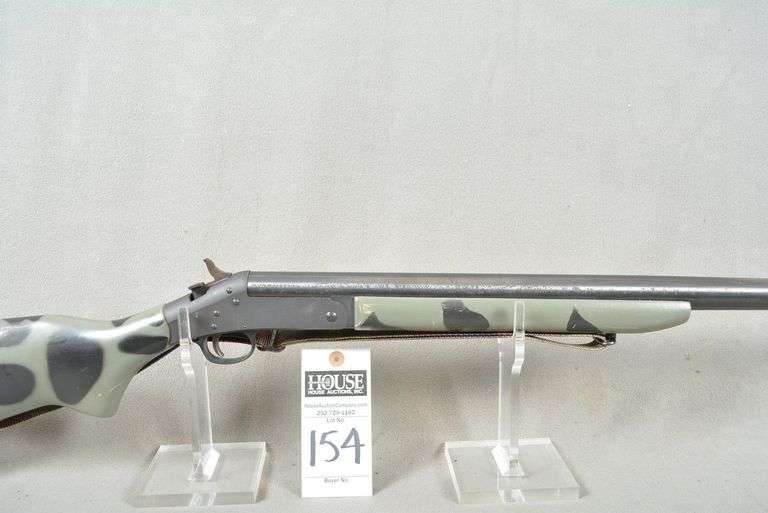 NEW ENGLAND FIREARMS PARDNER Model SB2 Shotgun, 10 ga., single shot, 3.5" chamber, 27.5" barrel, full choke, camo stock and forearm, with sling, excellent condition, Ser #NL276464 image