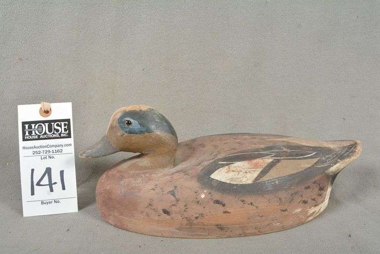 Green Wing Teal drake, unknown factory decoy image