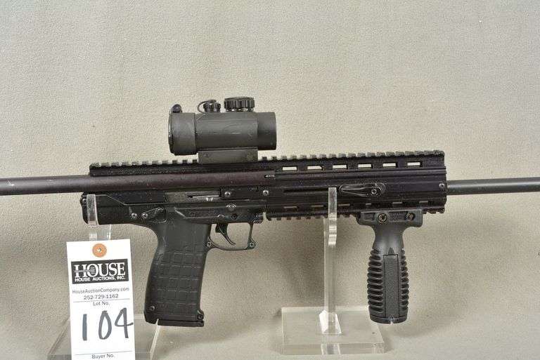 KEL TEC Model CMR-30 Rifle, cal. .22 WMR Semi Auto, with Red Dot Scope, 16" barrel, collapsible stock, threaded barrel, very good condition, Ser #Y2N21 image