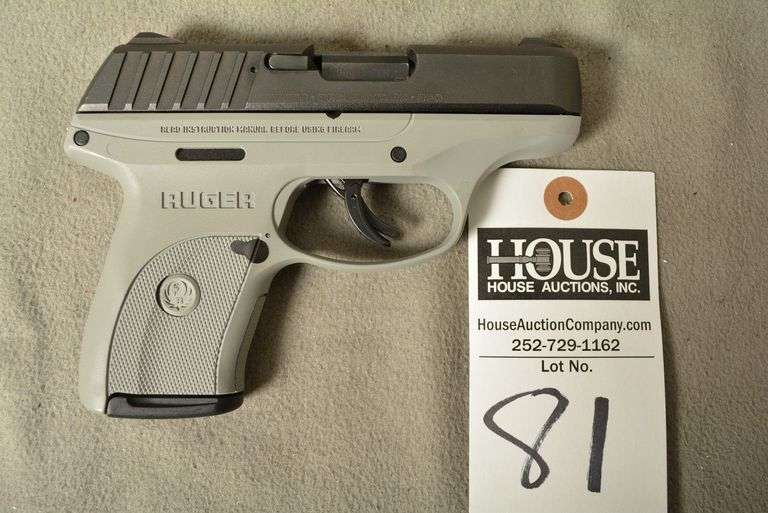 RUGER Model  EC9S Handgun, cal. .9 mm Semi-Auto, 3" barrel, 2 magazines, mint condition, Ser #456-65423 image