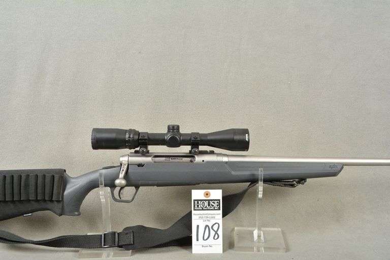 SAVAGE ARMS Model AXIS Rifle, cal. 6.5 CREEDMORE Bolt Action, with BUSHNELL Scope 3-9x40, with sling, mint condition, Ser #N450126 image