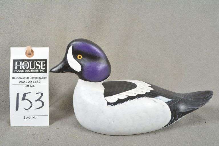 Barrows Golden Eye drake by Rodney Brigman, Harkers Island, NC, dated Dec. 2017, signed by the maker image