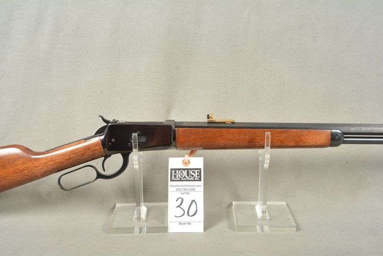 ROSSI Model R92 Rifle, cal. .38 SPL - .357 MAG, Lever Action, 24" octagon barrel, SKINNER Peep Sight, excellent condition, Ser #5GX104491 image