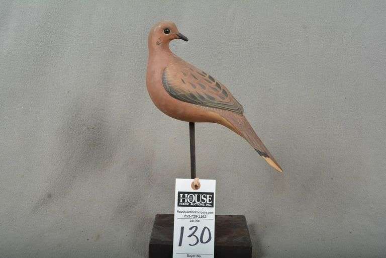 Morning Dove on stand, by J. Brewer, dated 2004, signed by the maker image