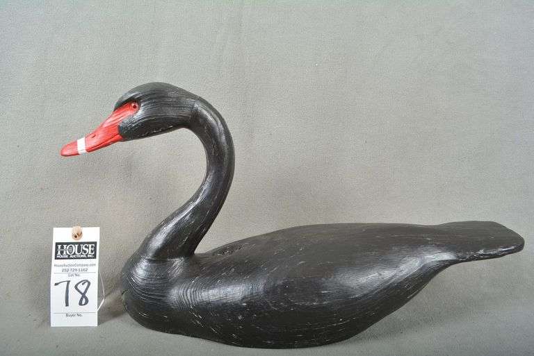 Black Swan by Ed Jacobs, Elkton, MD, signed by the maker image