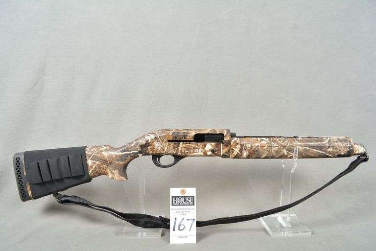 ATA ARMS Shotgun, 12 ga., pump, NO BARREL, Camo finish, very good condition, Ser # Not Legible image