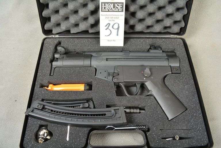 GERMAN SPORT GUNS Model GSG-5PK Handgun, cal. .22 LR with 2 magazines, clean kit and case, 4.75" barrel, mint condition in factory box, Ser #A298396 image