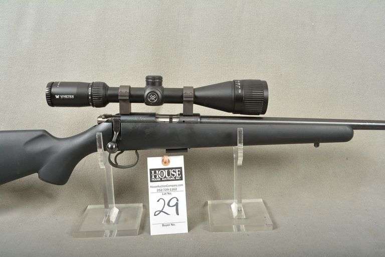 CZ Model 455 Rifle, cal. .22 LR Bolt Action with composite stock, VORTEX Scope 6-18x44, 17" barrel, mint condition, Ser #14B600706 image