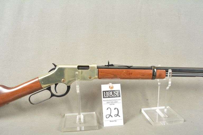 HENRY Model Golden Boy Rifle, cal. .22 LR Lever Action, 20" octagon barrel, excellent condition, Ser #GB014862 image