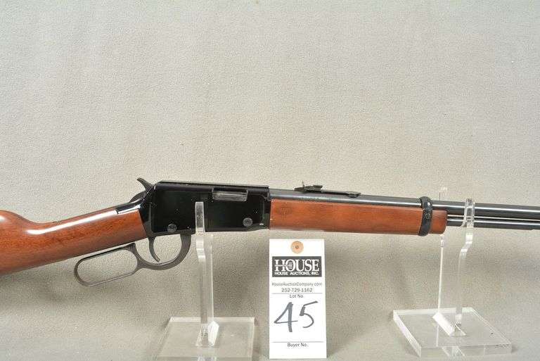 HENRY Lever Action Rifle, cal. .22 LR, 18.5" barrel, several scuff marks on receiver and wood, good condition, Ser #327492H image