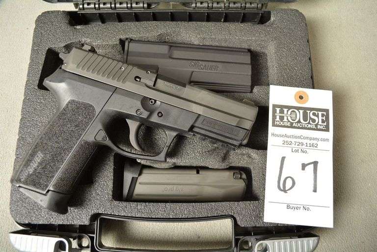 SIG SAUER Model SP2022 Handgun, cal. .9 mm, 4" barrel, night sights, 2 magazines, with Original Factory Box with documents, Ser #24B352815 image