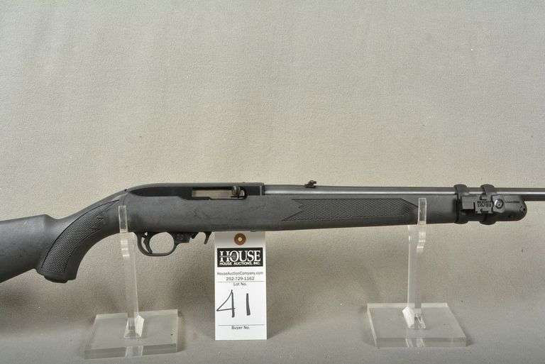 RUGER Model 10/22 Rifle, cal. .22 LR, Semit Auto, composite stock, 18.5" barrel, very good condition, Ser #824-55777 image