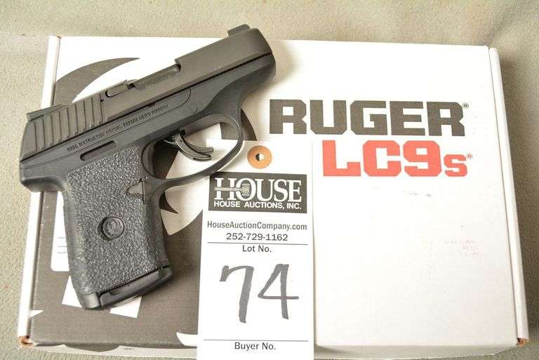 RUGER Model LC9S Handgun, cal. .9 mm Semi-Auto, 3" barrel, night sights, with Original Factory Box and 2 magazines, mint condition, Ser #452-68768 image