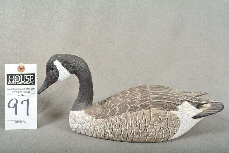 Canada Goose, full size, by Norman Hancock, Harkers Island, NC, dated 1986, signed by the maker image