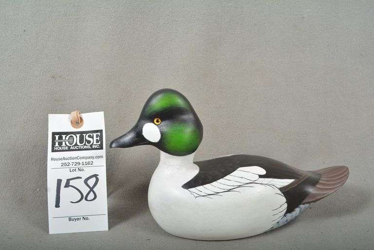 Golden Eye drake by Rodney Brigman, Harkers Island, NC, dated Dec. 2013, signed by the maker image