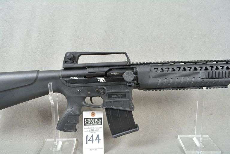 DERYA ARMS Model VR60 Shotgun, 12 ga., Semi-Auto, 3" chamber, box magazine, rifle sights, 20" barrel, AR Style, mint condition, Ser #R101652 image