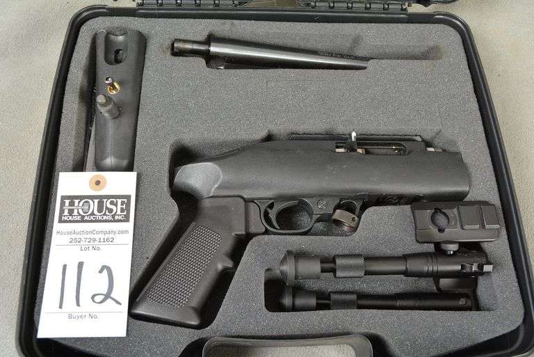 RUGER Model 22 CHARGER Handgun, cal. .22 LR, Semi-Auto Handgun, with Bipod, 10" barrel, picatinny rail on top receiver, Mint condition, Ser #490-83409 image