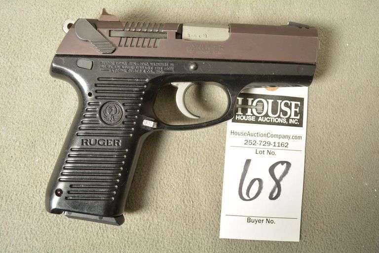 RUGER Model P95 Handgun, cal. .9 mm Semi-Auto, 4" barrel, night sights, excellent condition, Ser #314-83554 image