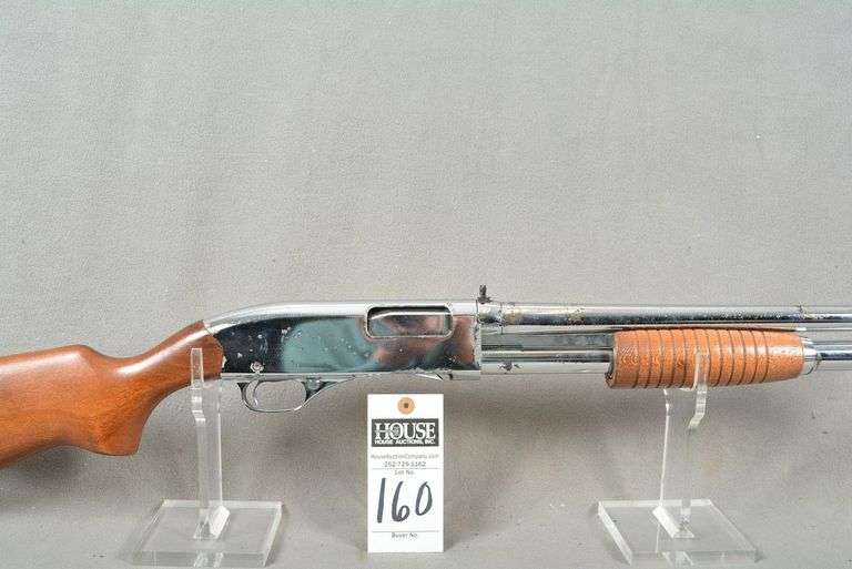 WINCHESTER Model STAINLESS MARINE Shotgun, 12 ga., pump, 3" chamber, 18" barrel, LOTS OF PITTING IN FINISH - LOOK AT ALL PHOTOS, wood in excellent condition, fair condition, Ser #L1972990 image