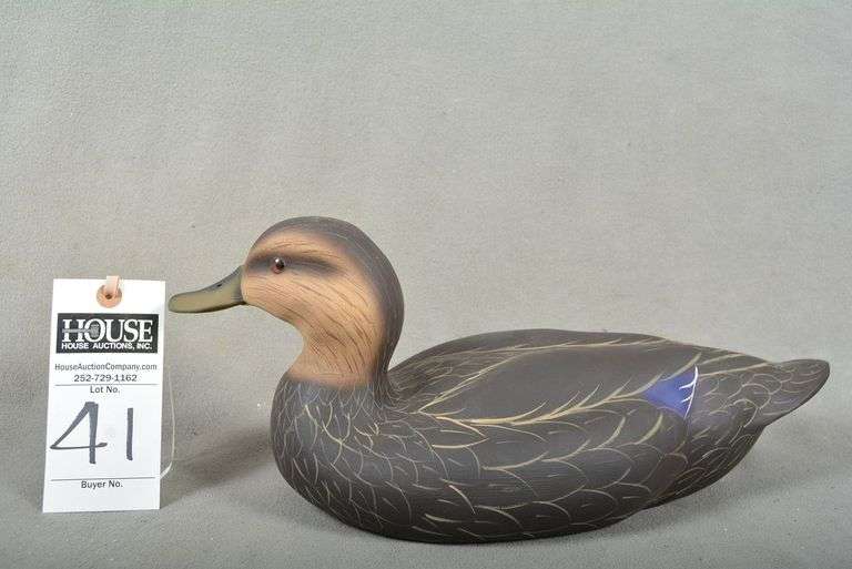 Black Duck by John R. Day, Cecilton, MD, dated 2004, signed by the maker