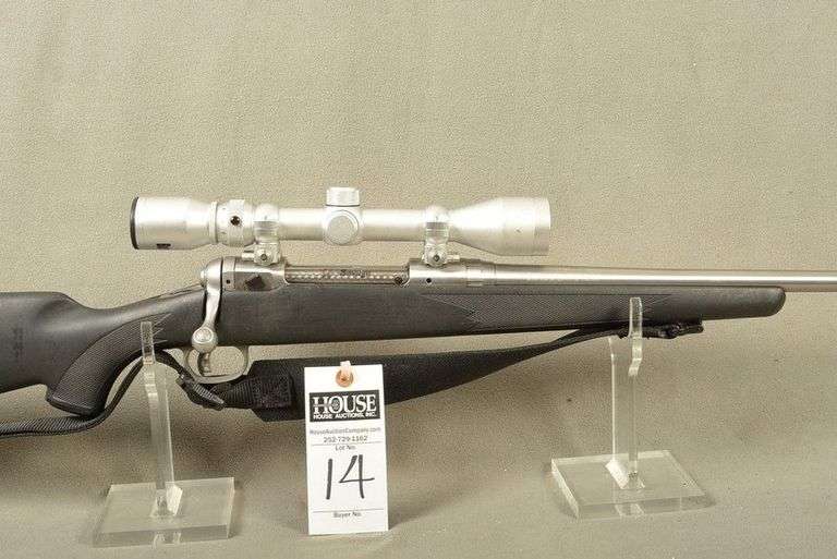 SAVAGE ARMS Model 116 Rifle, Stainless Bolt Action, cal. .30-06 SPRG, with BUSHNELL Scope 3-9x-40, with sling, 22" barrel, mint condition, Ser #H023565 image