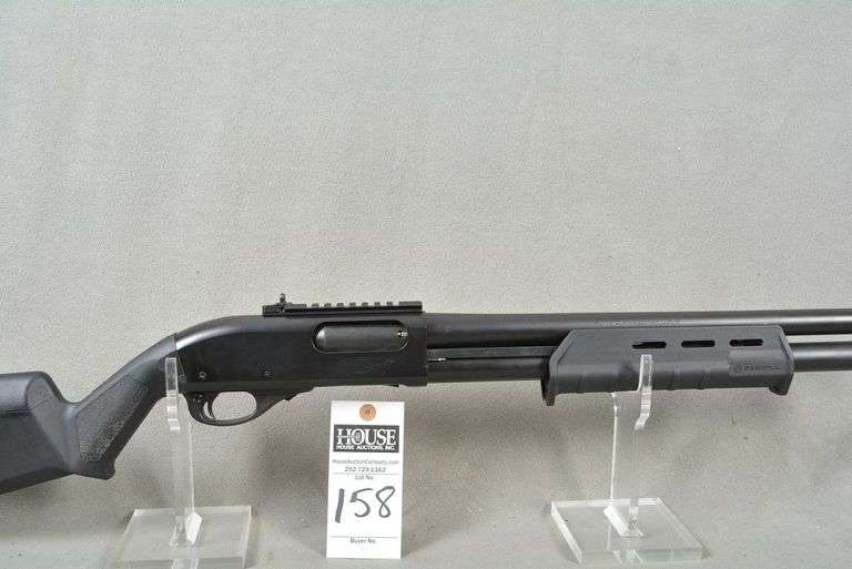 REMINGTON Model 870 TACTICAL Shotgun, 12 ga., pump, 3" chamber, 20.5" barrel, picatinny rail on top of receiver, special composite stock and forearm, mint condition, Ser #RS19962P image