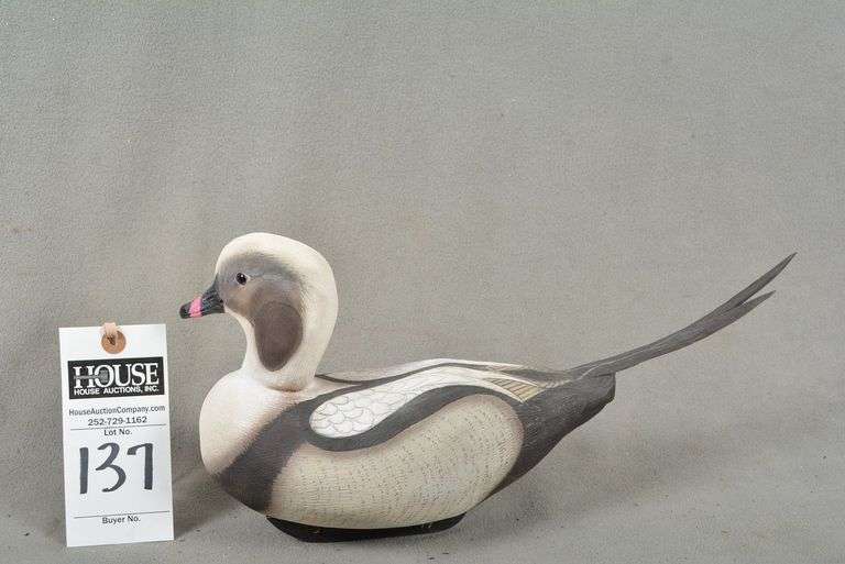 Old Squaw drake by Jonathan Willis, Harkers Island, NC, signed by the maker image