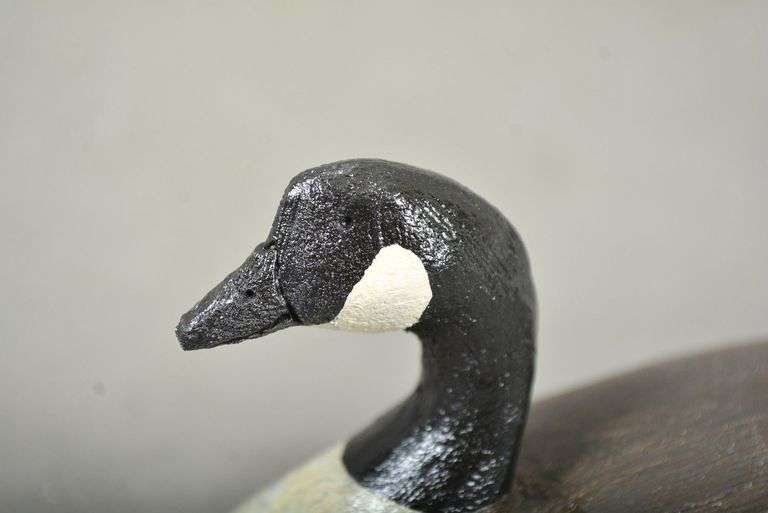 Four miniature decoys by Houston Lewis, Harkers Island, NC, dated Nov. 2005, all signed by the maker - Scaup, Redhead, Canada Goose and Cinnamon Teal image