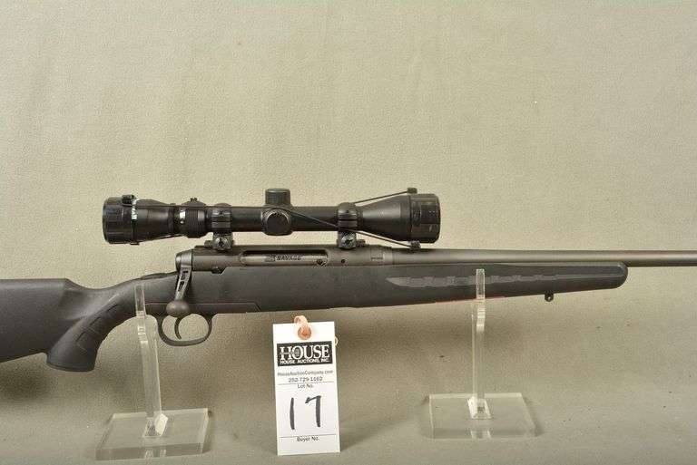 SAVAGE ARMS Model AXIS Rifle, cal. .224 REM Bolt Action with BUSHNELL Scope 3x-9x40, 22" barrel, composite stock, mint condition, Ser #K298226 image