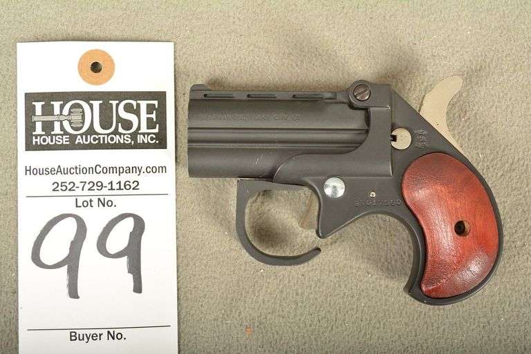 BEARMAN Model BB69 Handgun, cal. .9 mm, Derringer, New in Original Factory Box with Documents, Ser #BT017560 image