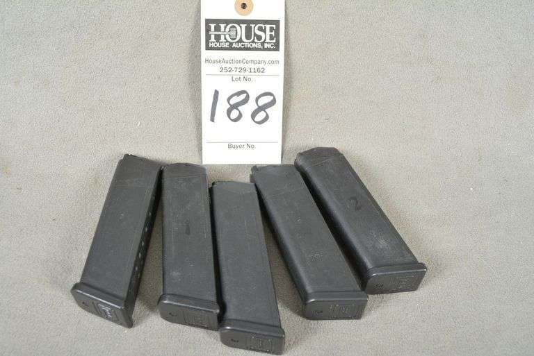 5 GLOCK Magazines, .40 cal. 15 rd, NO PISTOL image