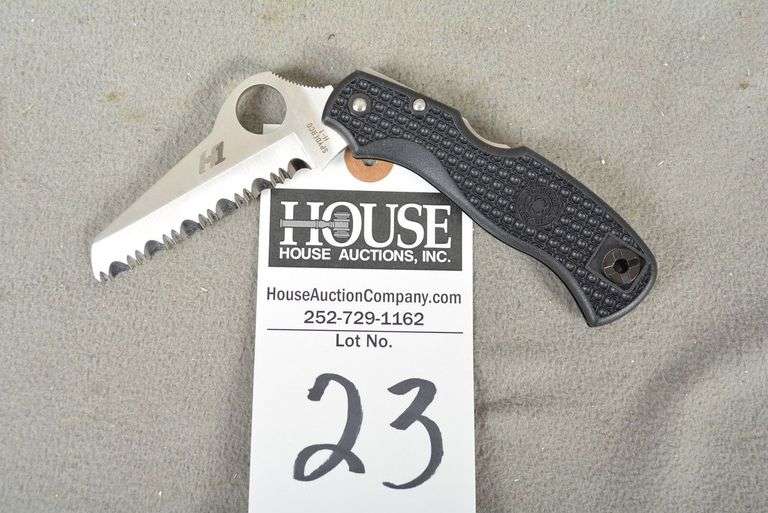 SPYDERCO H-1 Fully Serrated Knife, 3" blade image