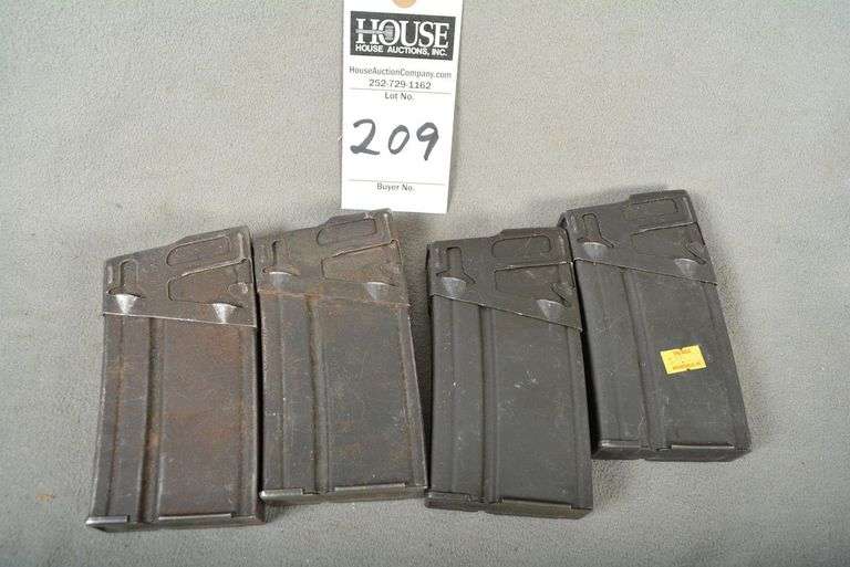 4 Unmarked magazines, appear to fit .308 cal CENTURY ARMS SPORTER RIFLE, NO RIFLE image