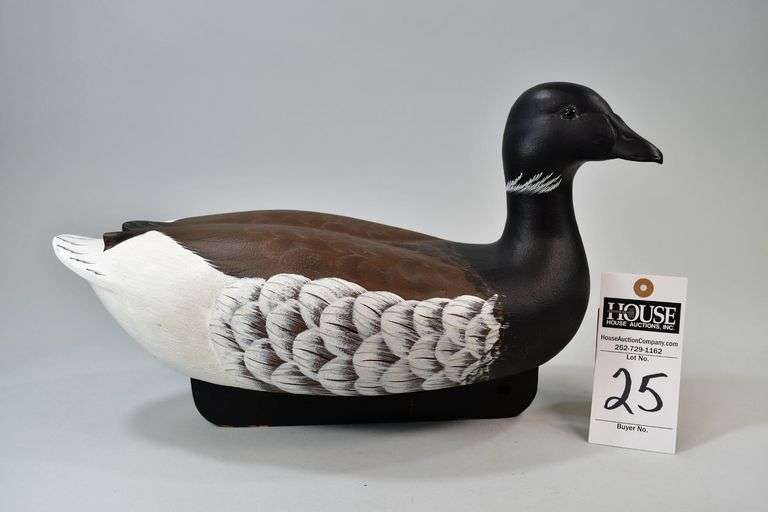 Brant, Carver: Donald Copeland, Jr., Davis, NC. Bottom: Keel, signed in paint: "Donald Copeland, Jr., Davis, NC '95." image