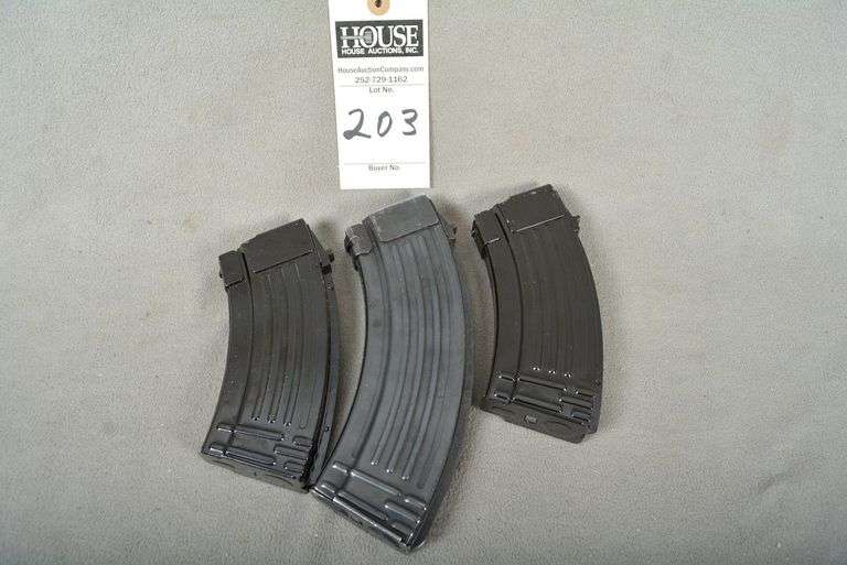 3 Unmarked magazines, appear to be AK Style magazines image