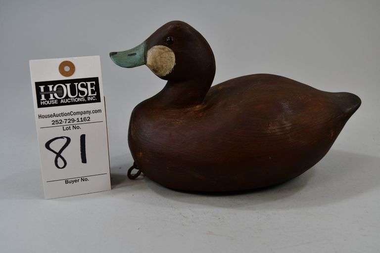 Ruddy Duck, drake, Carver: Unknown. "Fat Ruddy" image